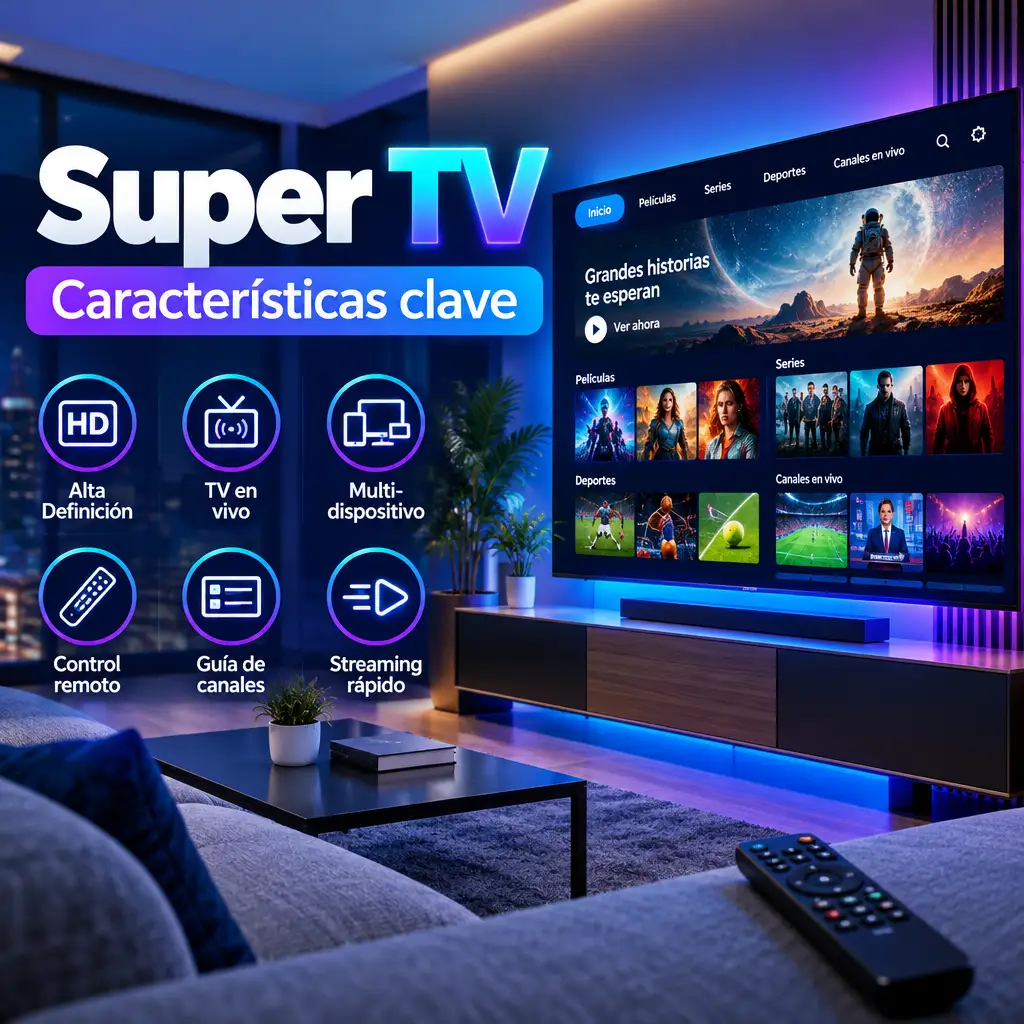Principales características de Super TV que debes conocer